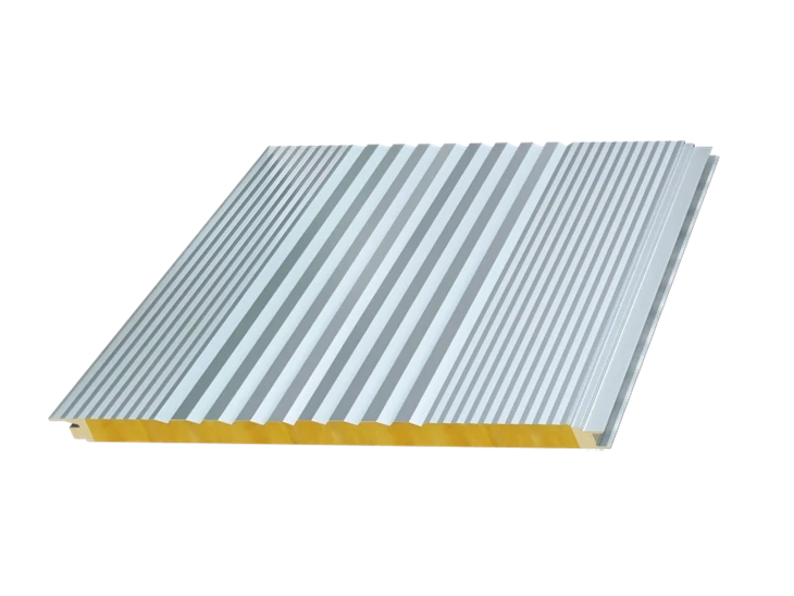 Fire Rated Rock Wool Sandwich Panel Mineral Wool With PIR Side Sealing
